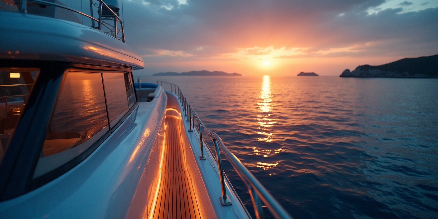 Décoration intérieure de bateau de loisirs