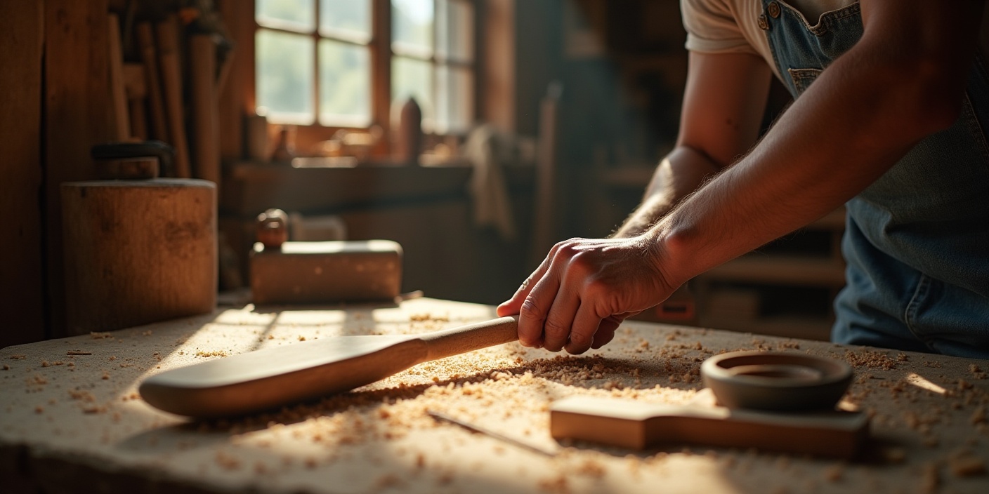 fabriquer une rame d'aviron