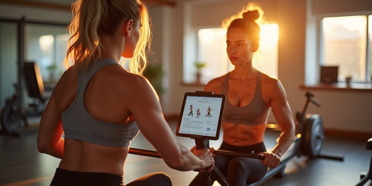 Perdre du ventre avec le rameur