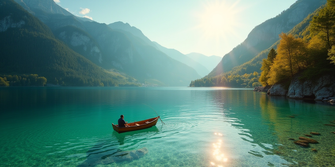  lac d&rsquo;Aiguebelette en Savoie 