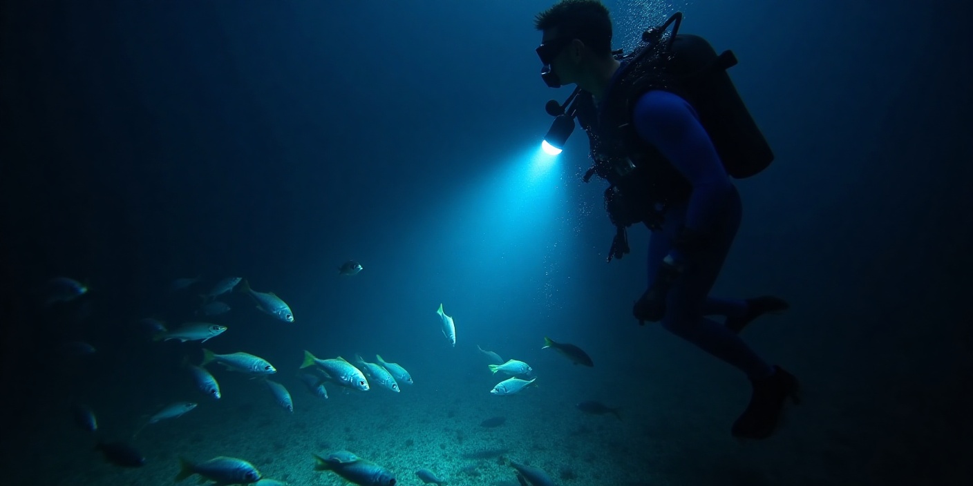 plong&eacute;e au lac d'Annecy