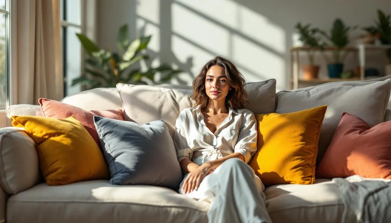 tendances 2025 : intérieur moderne avec décoration naturelle et tenue stylée