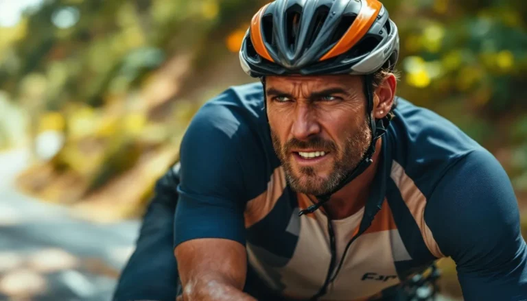 kyste poplité : cycliste ajustant sa posture pour éviter la douleur au genou