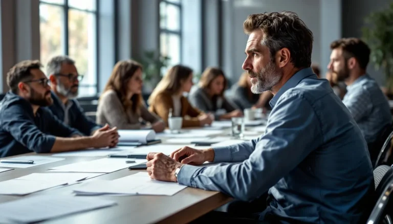 entrepreneuriat : illustration d'un entrepreneur au travail sur ses projets