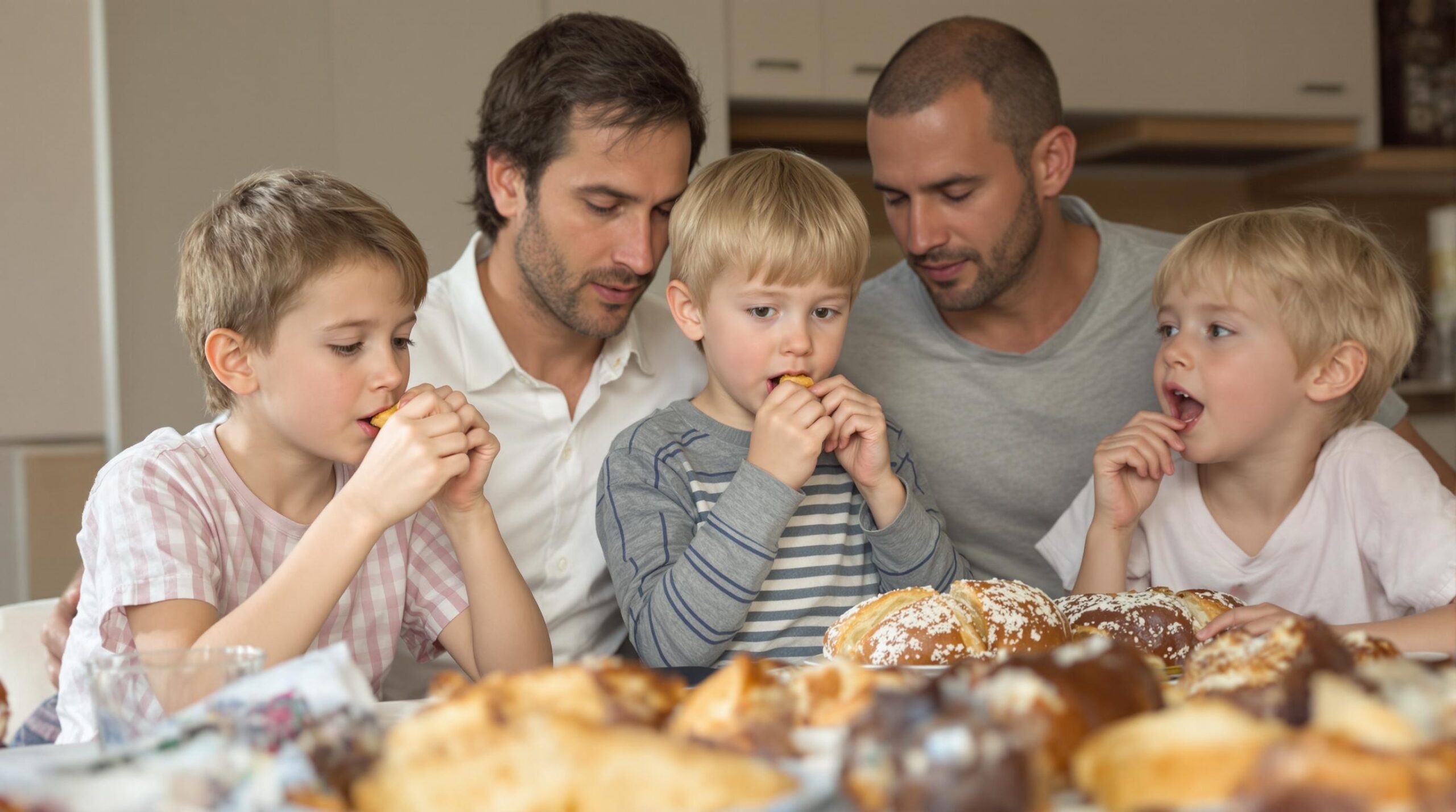 cadmium : baguette de pain tranchée sur une table