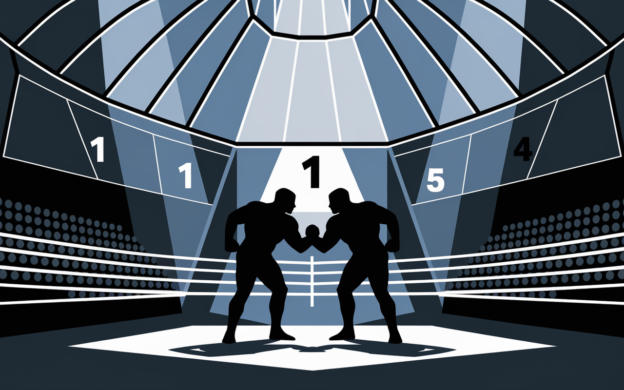 illustration card combats principaux UFC Abu Dhabi 2025