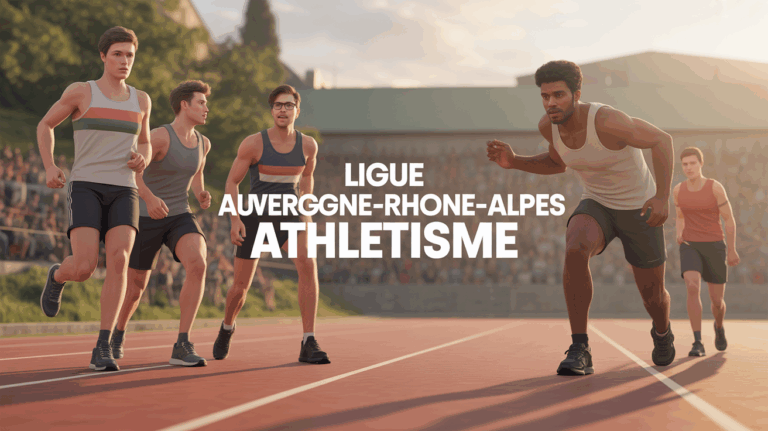 Illustration terrain Ligue Auvergne Rhone Alpes Athletisme collectif