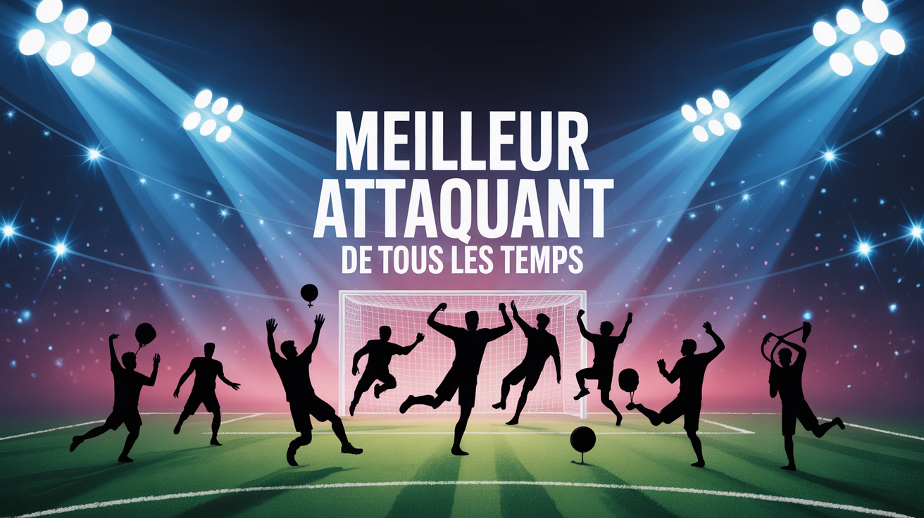 terrain de football lumineux meilleurs attaquants
