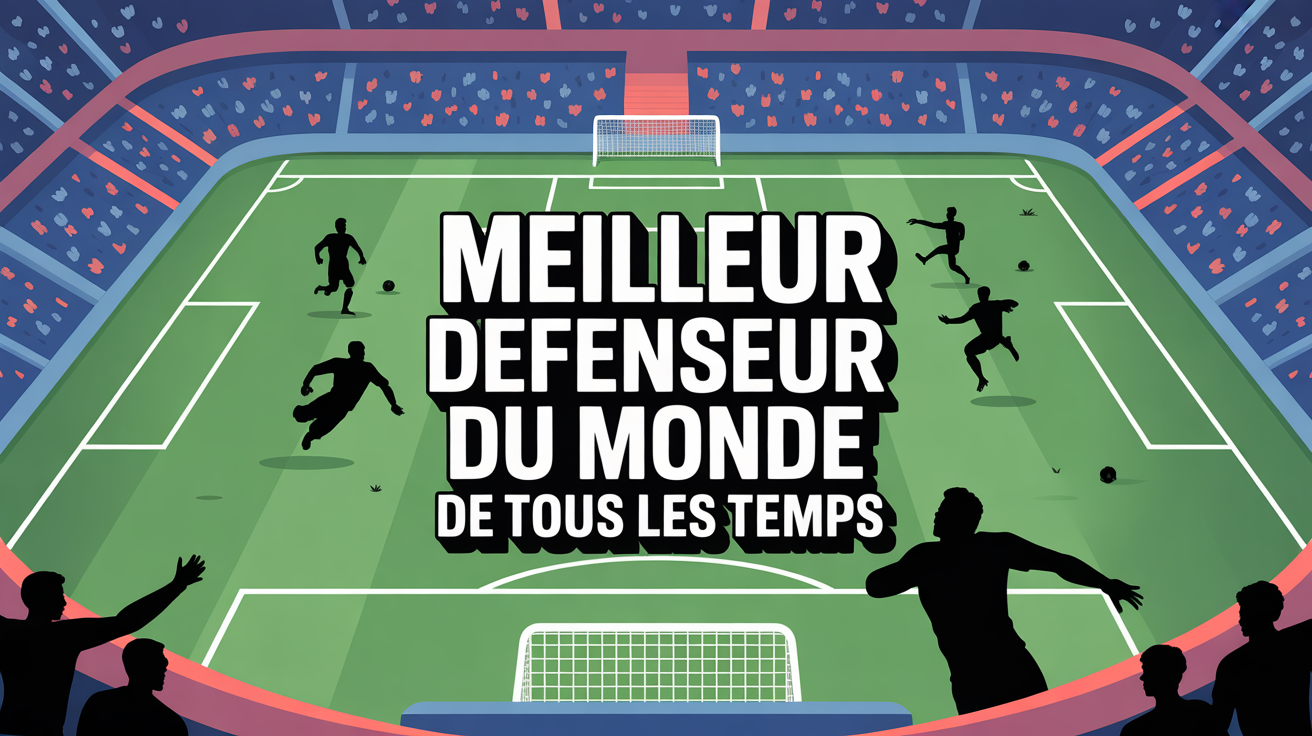 terrain football vu du dessus avec defenseurs