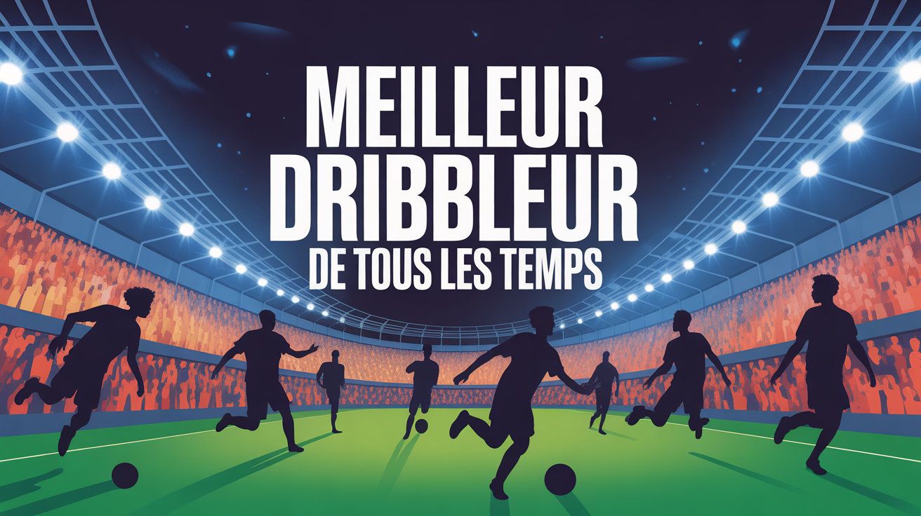 stade stylise joueurs dribble ballon meilleur dribbleur de tous les temps