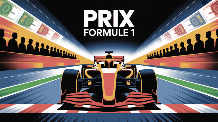 illustration prix formule 1 circuit spectateurs