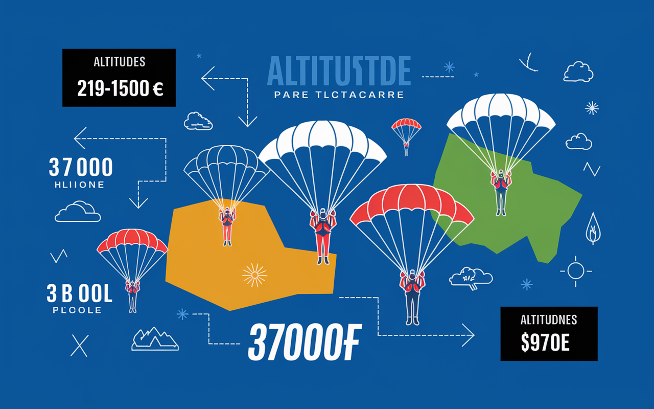 tableau prix saut en parachute france