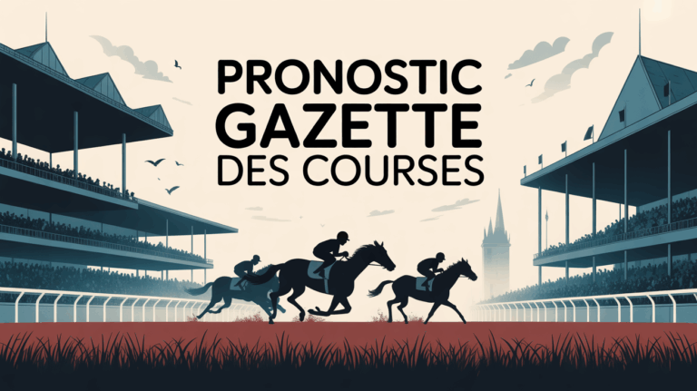 Pronostic Gazette des Courses scene champ hippique brume