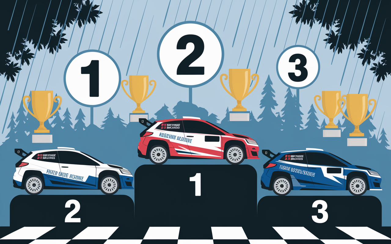 podium rallye de la lys 2024 classement vainqueurs