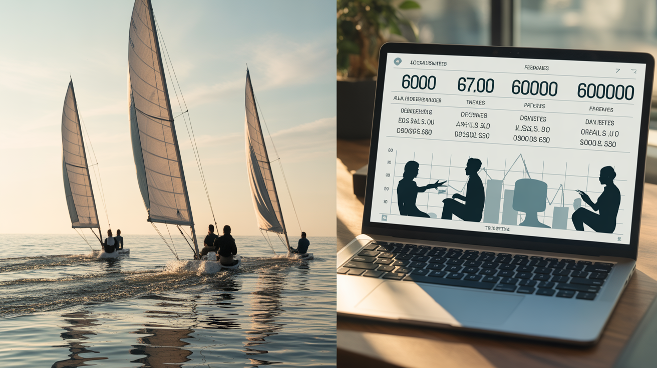 regate voiliers et regate logiciel