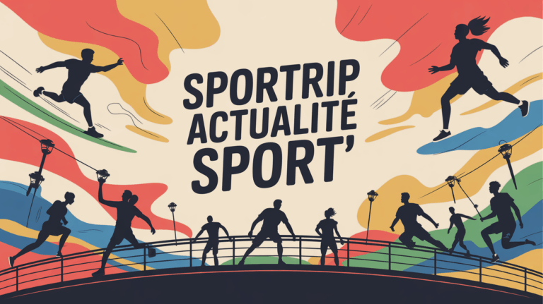 Vue plateforme Sportrip actualite sport, ambiance sportive communautaire