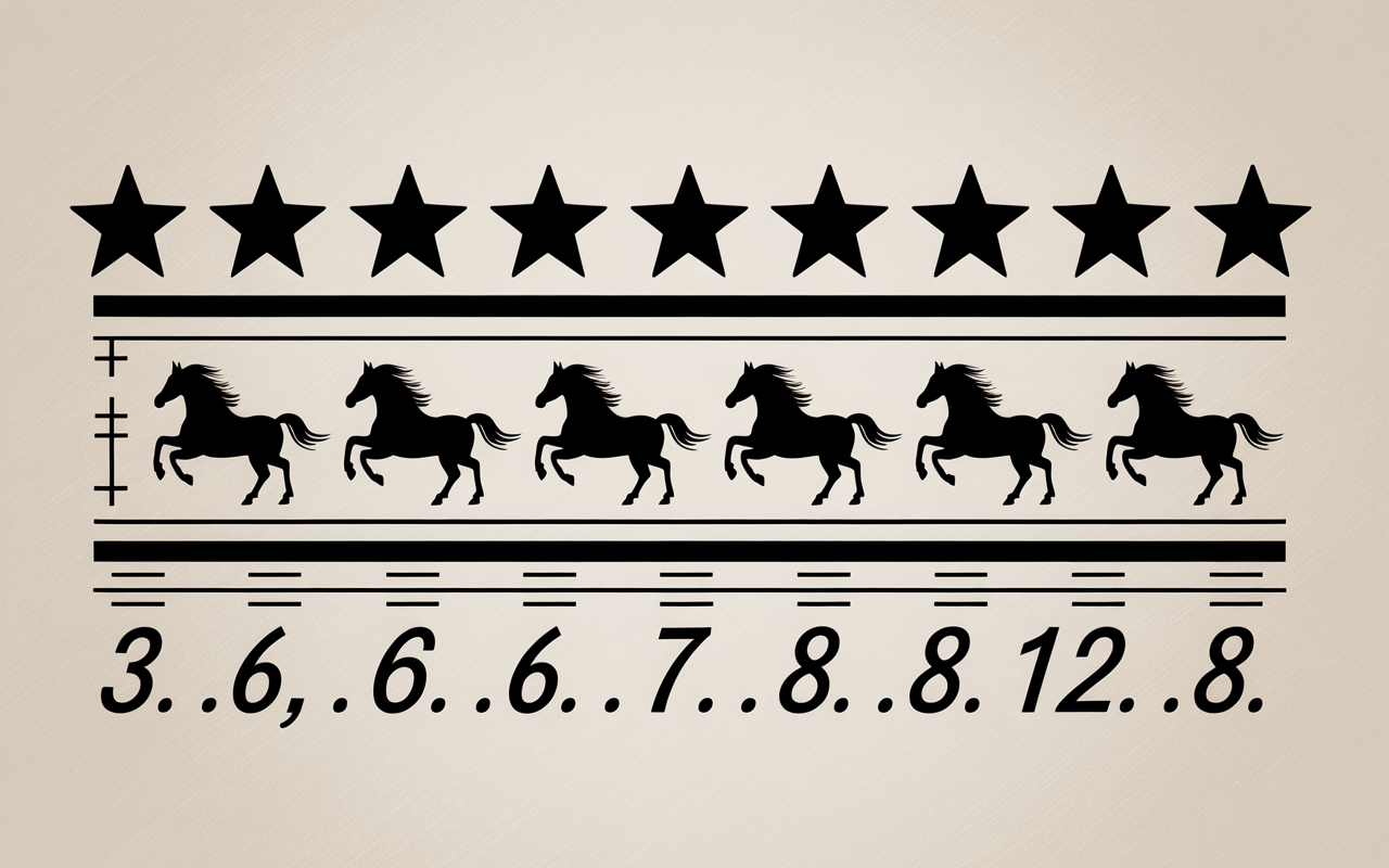 Tableau cotes chevaux Gazette des Courses