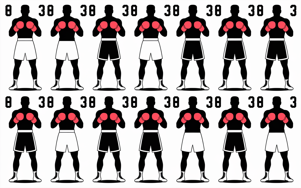 Tableau des 10 boxeurs français connus avec statistiques