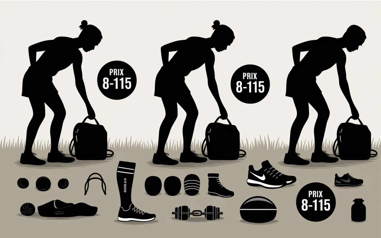 Accessoires de sport pour confort et pratique sportive