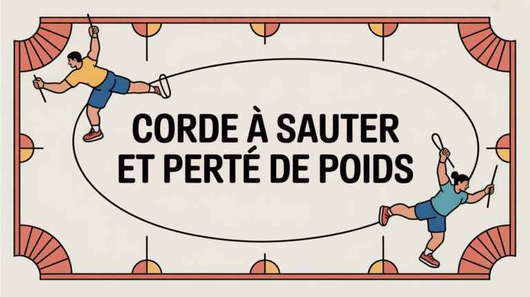 personne saute corde a sauter perte de poids tapis