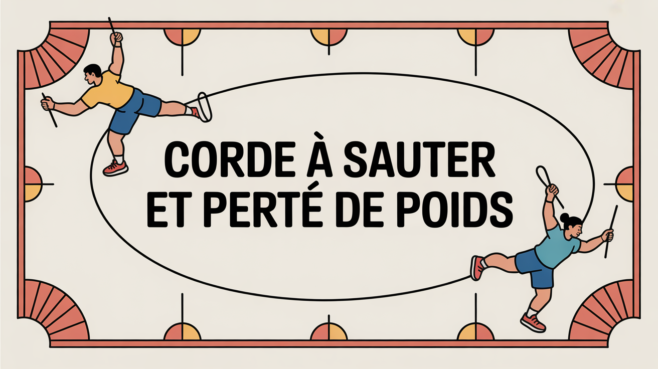 personne saute corde a sauter perte de poids tapis