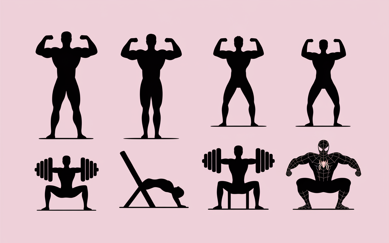 top 5 exercices pectoraux poids du corps graphique