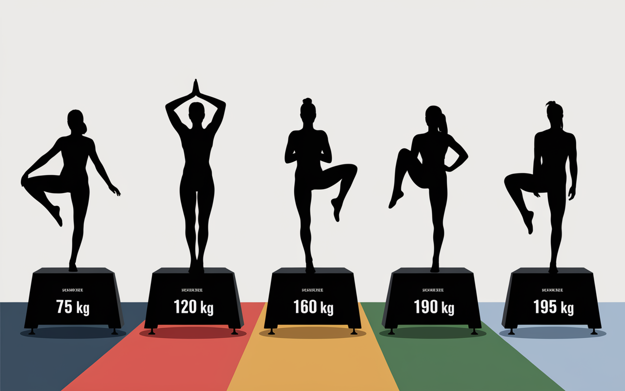 machines jambes tableau top avec charge poids