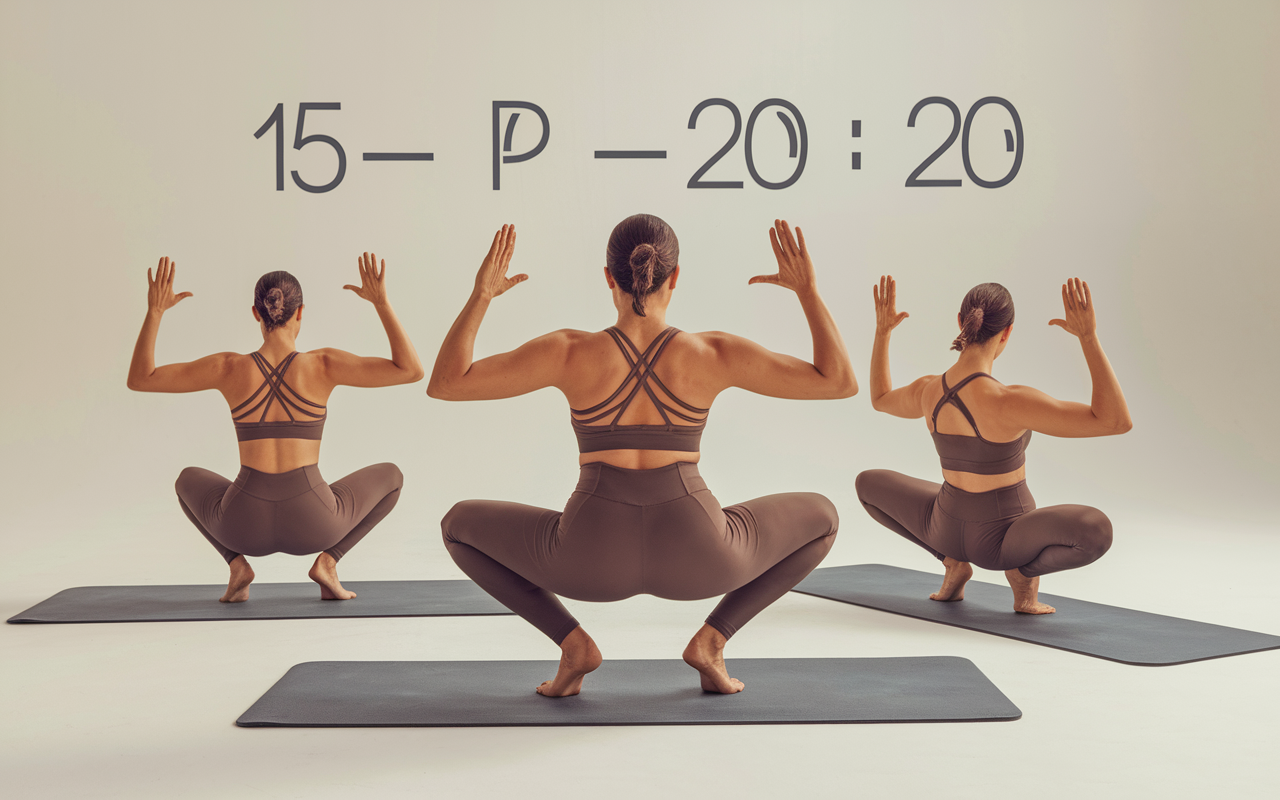 musculation femme position squat fente hip thrust illustration