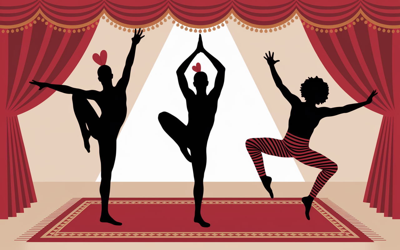 preparation posture sur la tete yoga echauffement