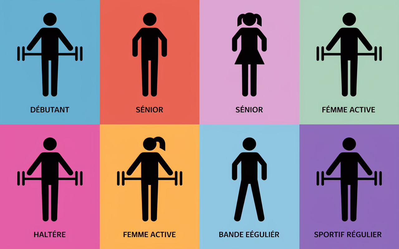 Tableau exemples séances hebdo profils sportifs