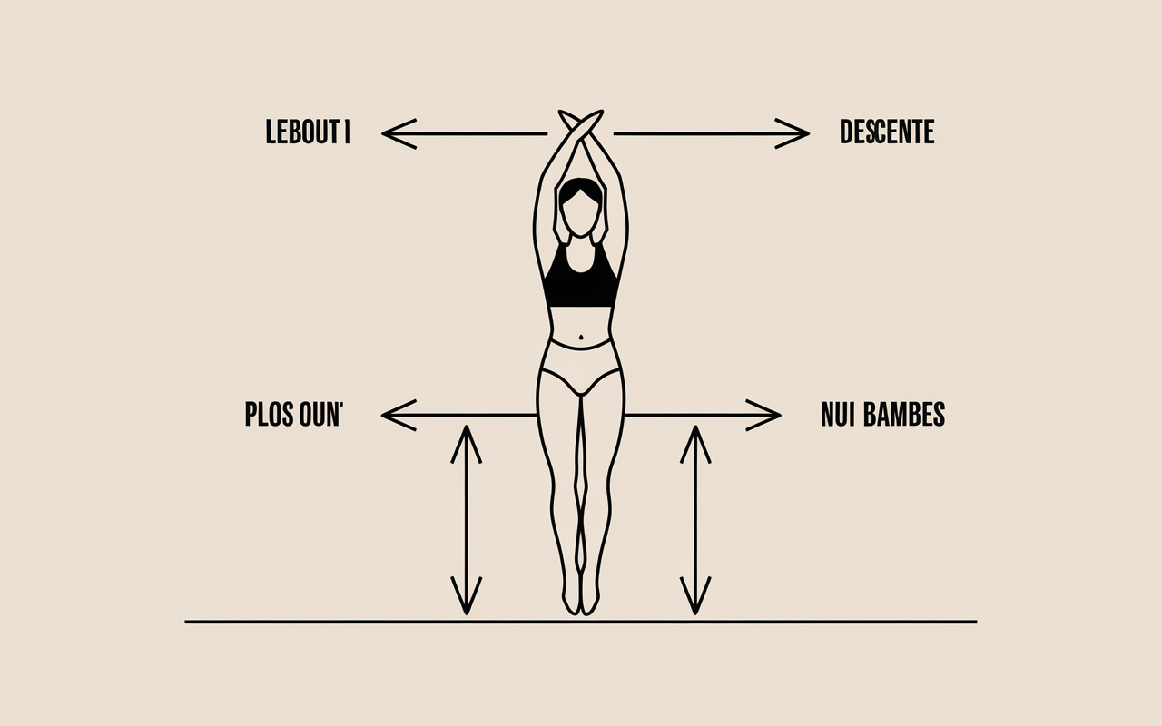 etapes souleve de terre roumain avec halteres schema