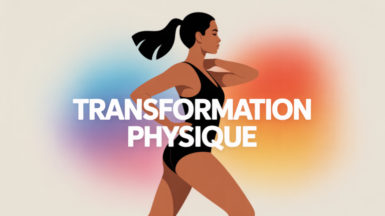 illustration transformation physique femme dos