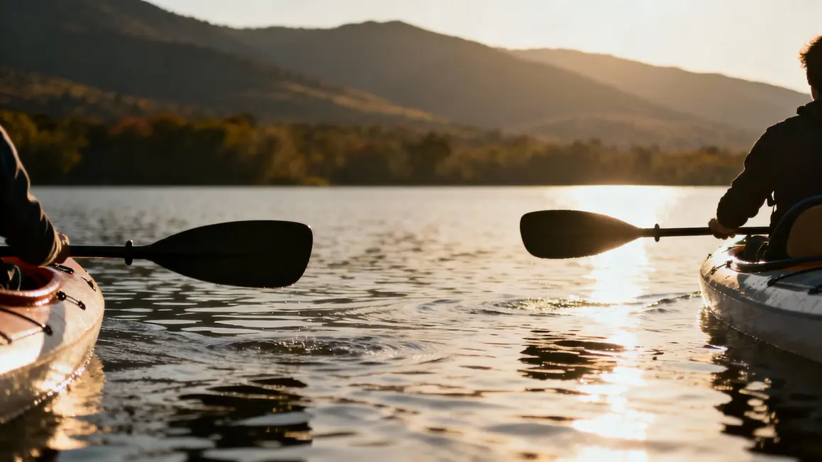 Débutants paddle kayak lac Rhône-Alpes, bien-être