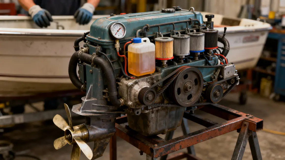 Entretien moteur et fluides équipement nautique