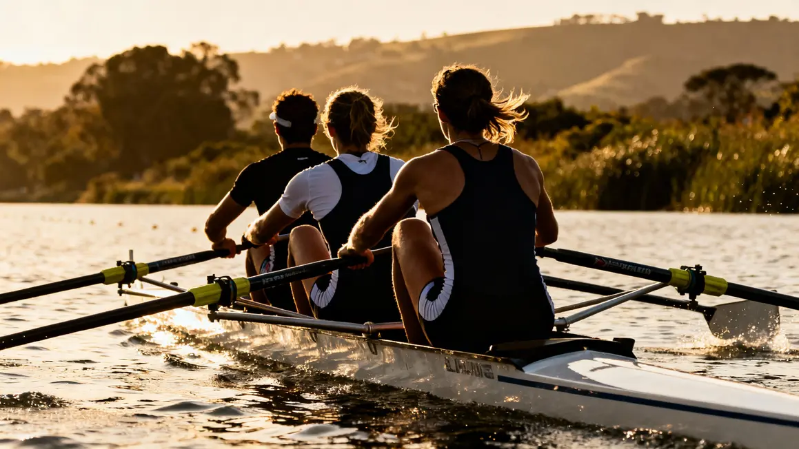 rameurs aviron rhone alpes muscles action sportive