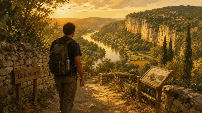 Les plus belles randonnées en Dordogne : belvédère sur la vallée de la Dordogne