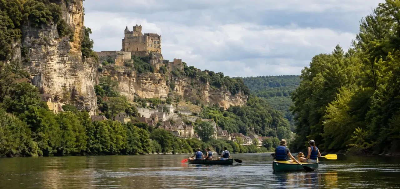 Où faire du canoë sur la Dordogne entre Vitrac et Beynac