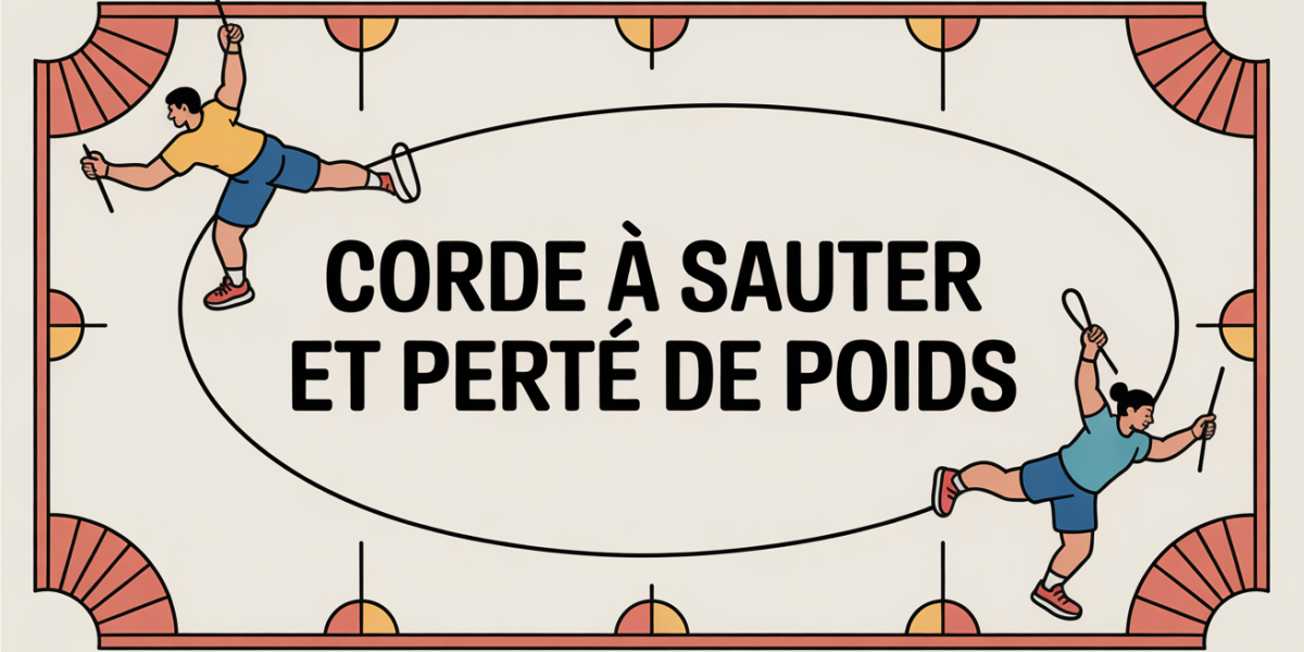 personne saute corde a sauter perte de poids tapis