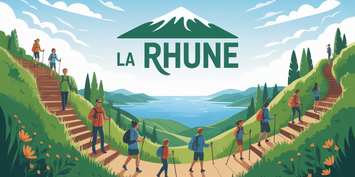 Illustration La Rhune randonnée famille sentiers vue mer