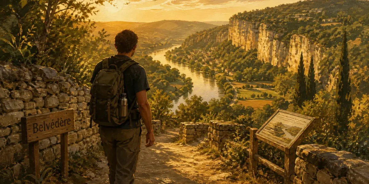 Les plus belles randonnées en Dordogne : belvédère sur la vallée de la Dordogne