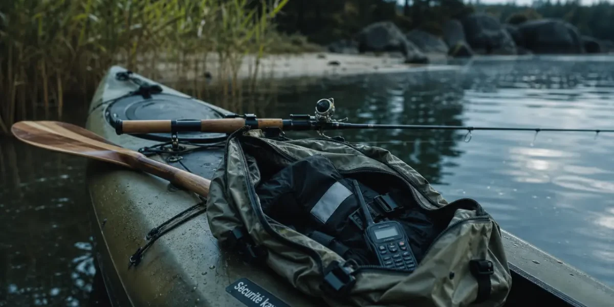 Peche en kayak : sécurité, kayak de pêche au calme près des roselières