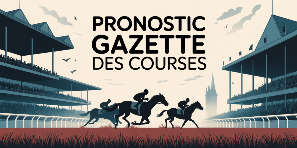 Pronostic Gazette des Courses scene champ hippique brume