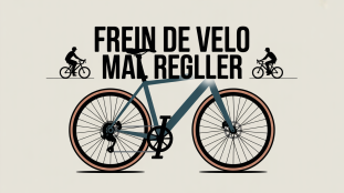 Illustration réglage frein vélo de côté