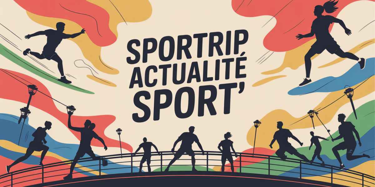 Vue plateforme Sportrip actualite sport, ambiance sportive communautaire