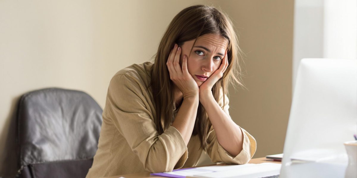 charge mentale : cerveau en surcharge mentale illustré avec des icônes de stress