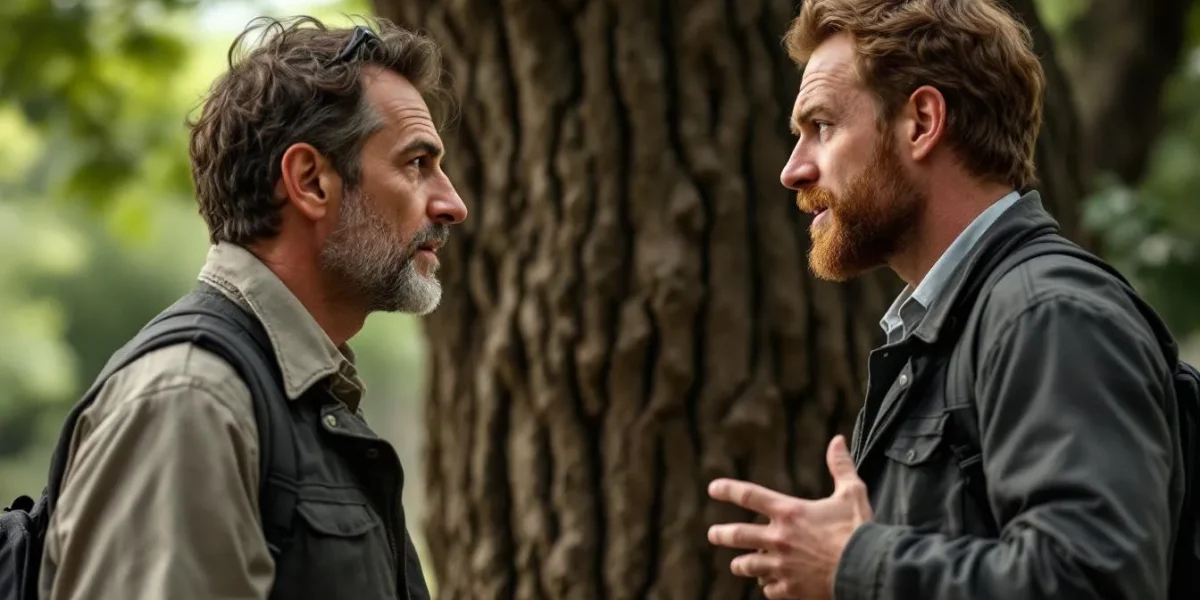 aide financière abattage arbre : professionnels procédant à l'abattage d'un arbre en zone urbaine