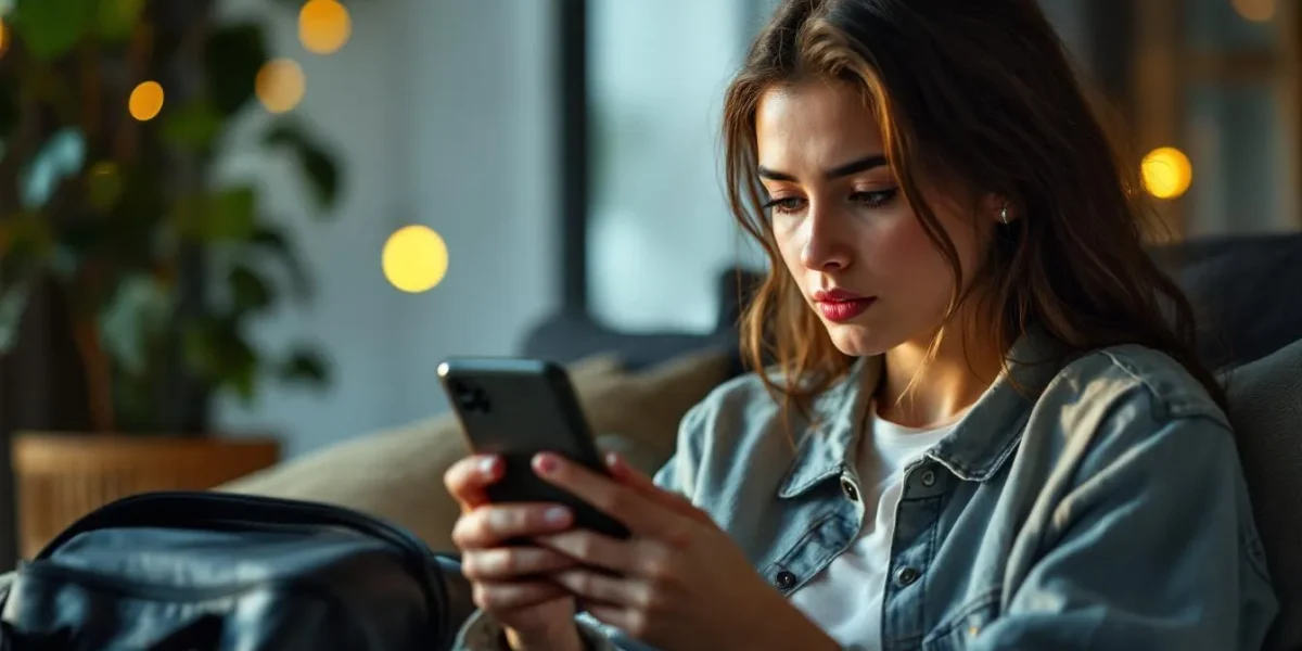 Annulation BlaBlaCar : illustration d'une personne utilisant une application mobile pour annuler un trajet