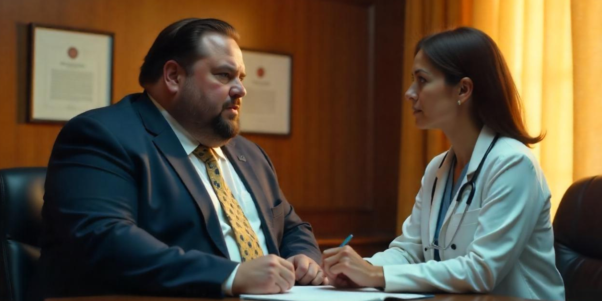 traitements anti-obésité : médecin généraliste administrant un traitement injectable pour l'obésité