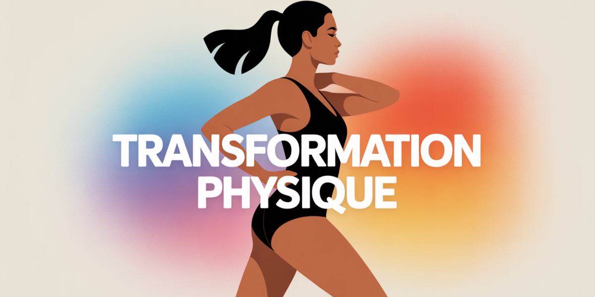 illustration transformation physique femme dos